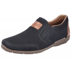 Rieker Herren Slipper Schwarz 09069-00 Schuhe