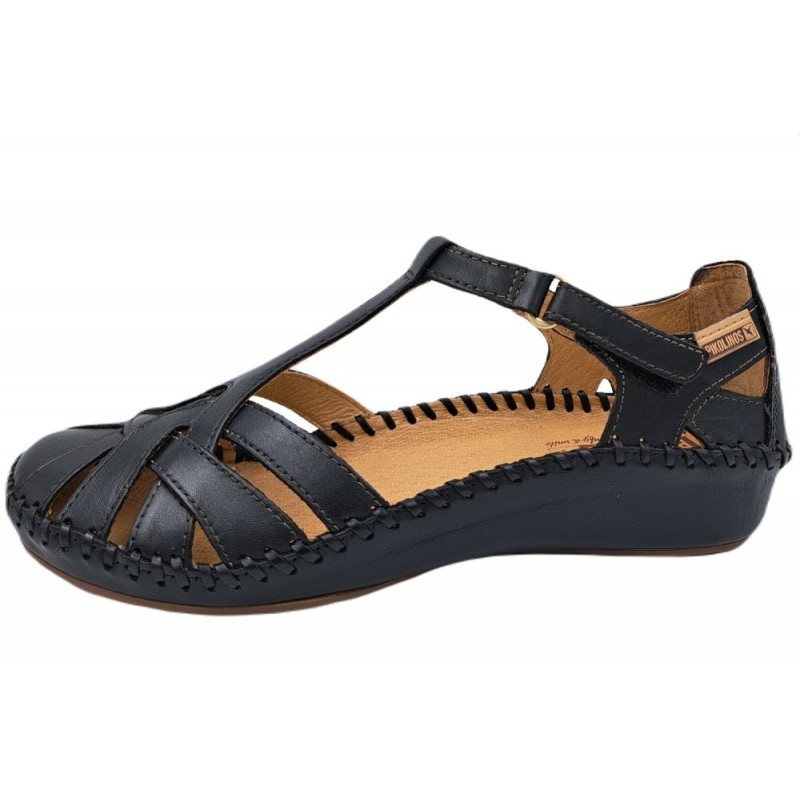 Pikolinos Puerto Vallarta Damen Sandale  655-0732ST Black 000 Schuhe