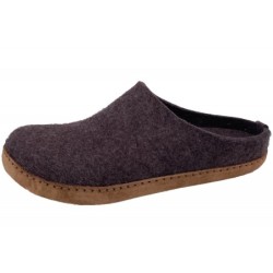 Haflinger Emil´s Toffel Braunmeliert 211001-63 Schuhe