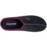 Rohde Filzpantoffel Grau 6120-84 Schuhe