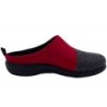 Fly Flot Damen Pantoffel Grau/ Bordeaux 864018 Schuhe