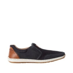 Rieker Herren Slipper Blau 08869-14 Schuhe