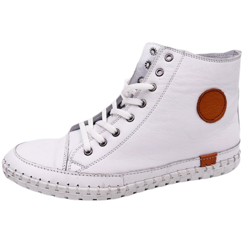 Gemini Damen Schnürer Weiß 395160-02-130 Schuhe