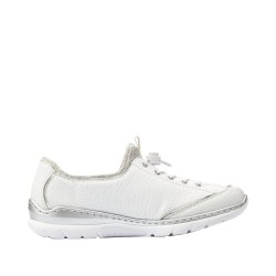 Rieker Damen Sneaker Weiß L32P2-80 Schuhe