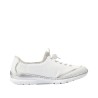 Rieker Damen Sneaker Weiß L32P2-80 Schuhe