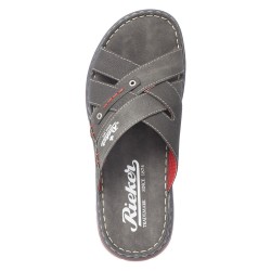 Rieker Pantolette Anthrazit 25199-43 Schuhe