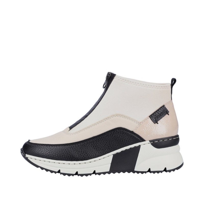 Rieker Damen Sneaker Beige N6352-60 Schuhe