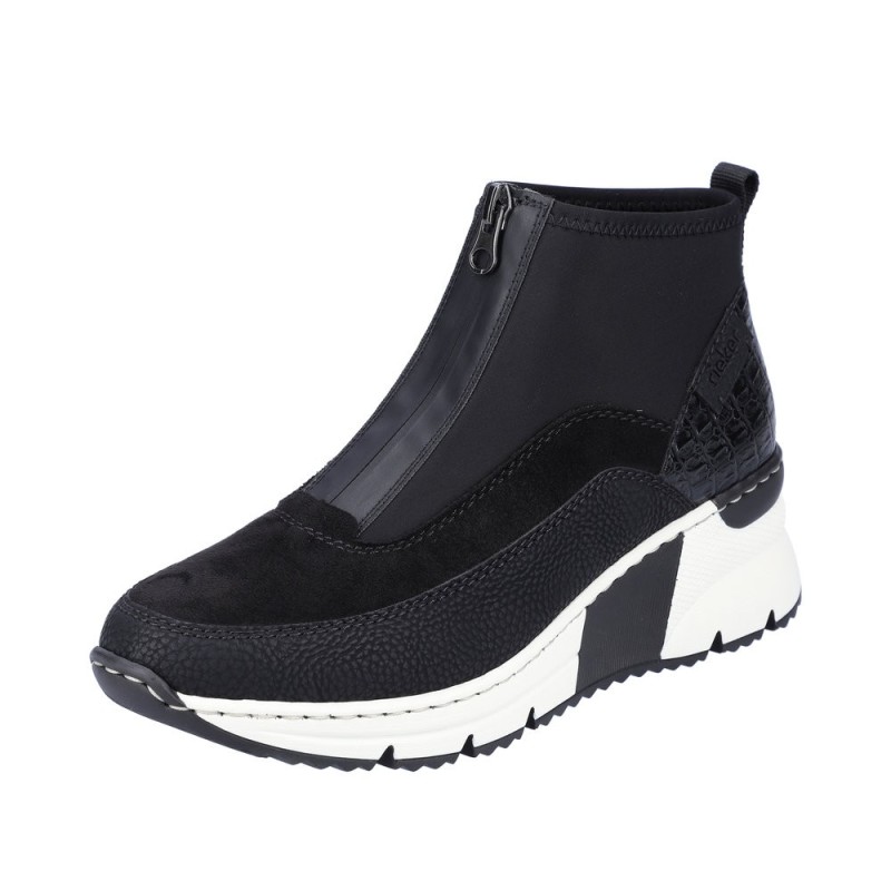 Rieker Damen Sneaker Schwarz N6352-00 Schuhe