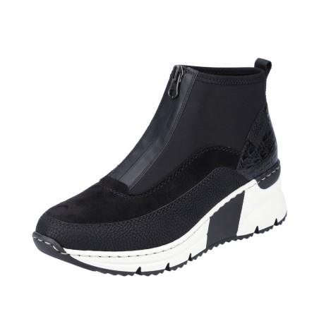 Rieker Damen Sneaker Schwarz N6352-00 Schuhe