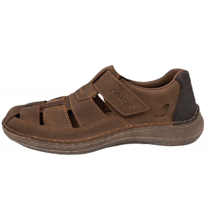 Rieker Herren Slipper Braun 03078-25 Schuhe
