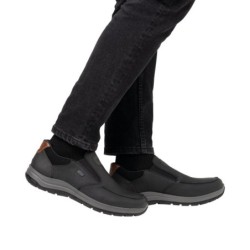 Rieker Tex Slipper Schwarz 03651-00 Schuhe