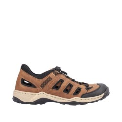 Rieker Herren Slipper Braun 08053-24 Schuhe 08065