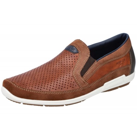 Rieker Herren Slipper Braun  09055-22 Schuhe