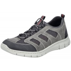 Rieker Herren Slipper Grau B7762-45 Schuhe