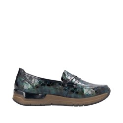 Rieker Lack Loafer 58960-90 Schuhe