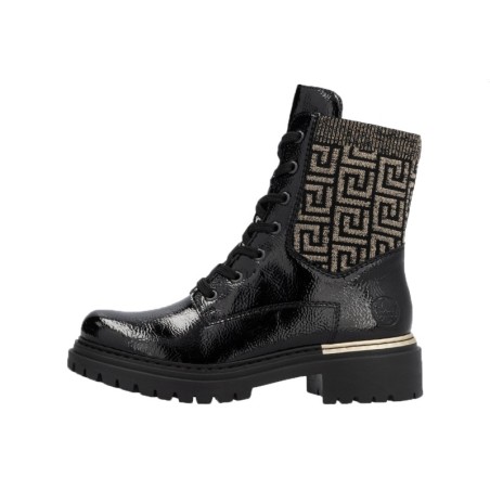 Rieker Lack Boots 72607-00 Schuhe