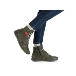 Rieker Boots Grün 51545-54 Schuhe