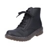Rieker Damen Schnürboots Schwarz 78240-00 Schuhe