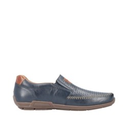 Rieker Herren Slipper Blau 09056-14 Schuhe