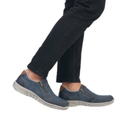Rieker Herren Slipper Blau 03550-14 Schuhe