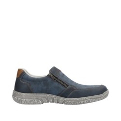 Rieker Herren Slipper Blau 03550-14 Schuhe