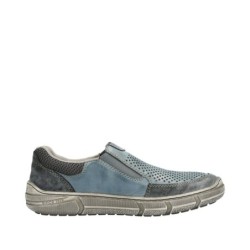Rieker Herren Slipper Blau 04051-12 Schuhe
