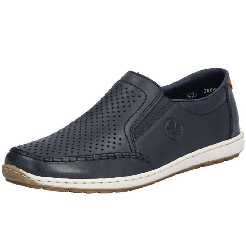 Rieker Herren Slipper Dunkelblau 08868-24 Schuhe