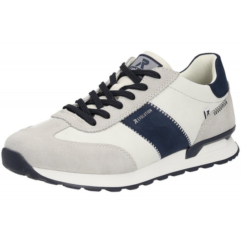 Rieker Evolution Herren Sneaker Weiß-Kombi U0302-80 Schuhe