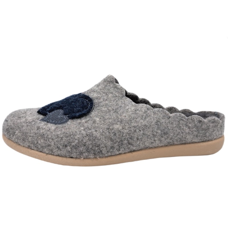Damen Pantoffel Herz 209-0211-C1 Schuhe