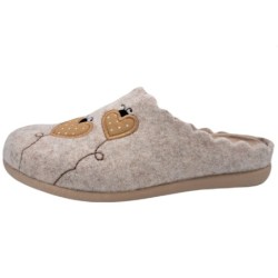 Damen Pantoffel Marienkäfer Herz 209-0208-K1 Schuhe