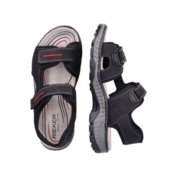 Rieker Herren Trekking Sandale 21760-00 Schuhe