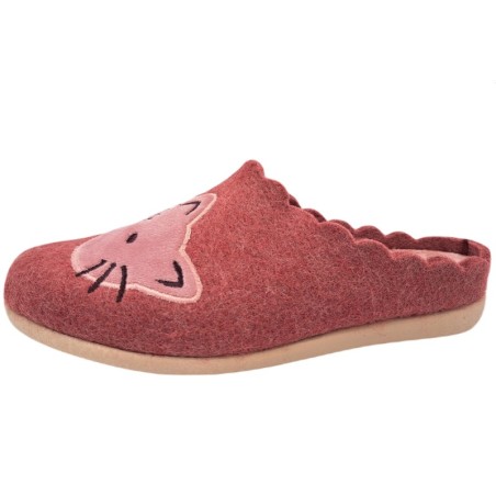 Damen Pantoffel Katze 209-0210-F1 Schuhe