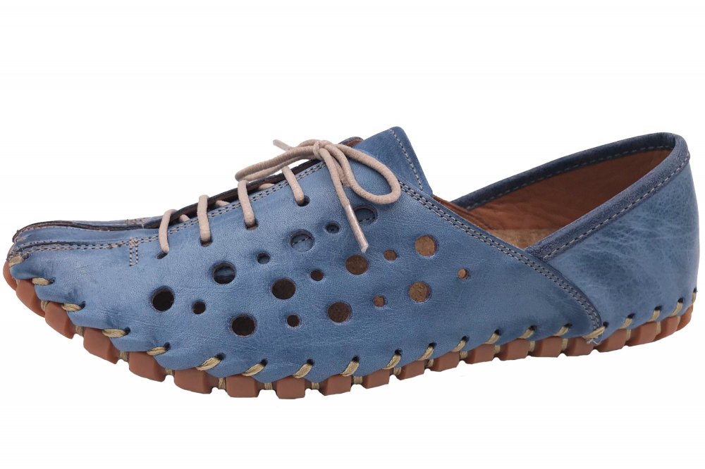 Gemini Damen Sommer Schuhe Blau