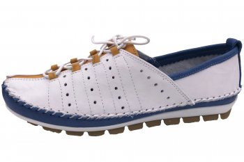Gemini Damen Schuhe Weiß/Blau